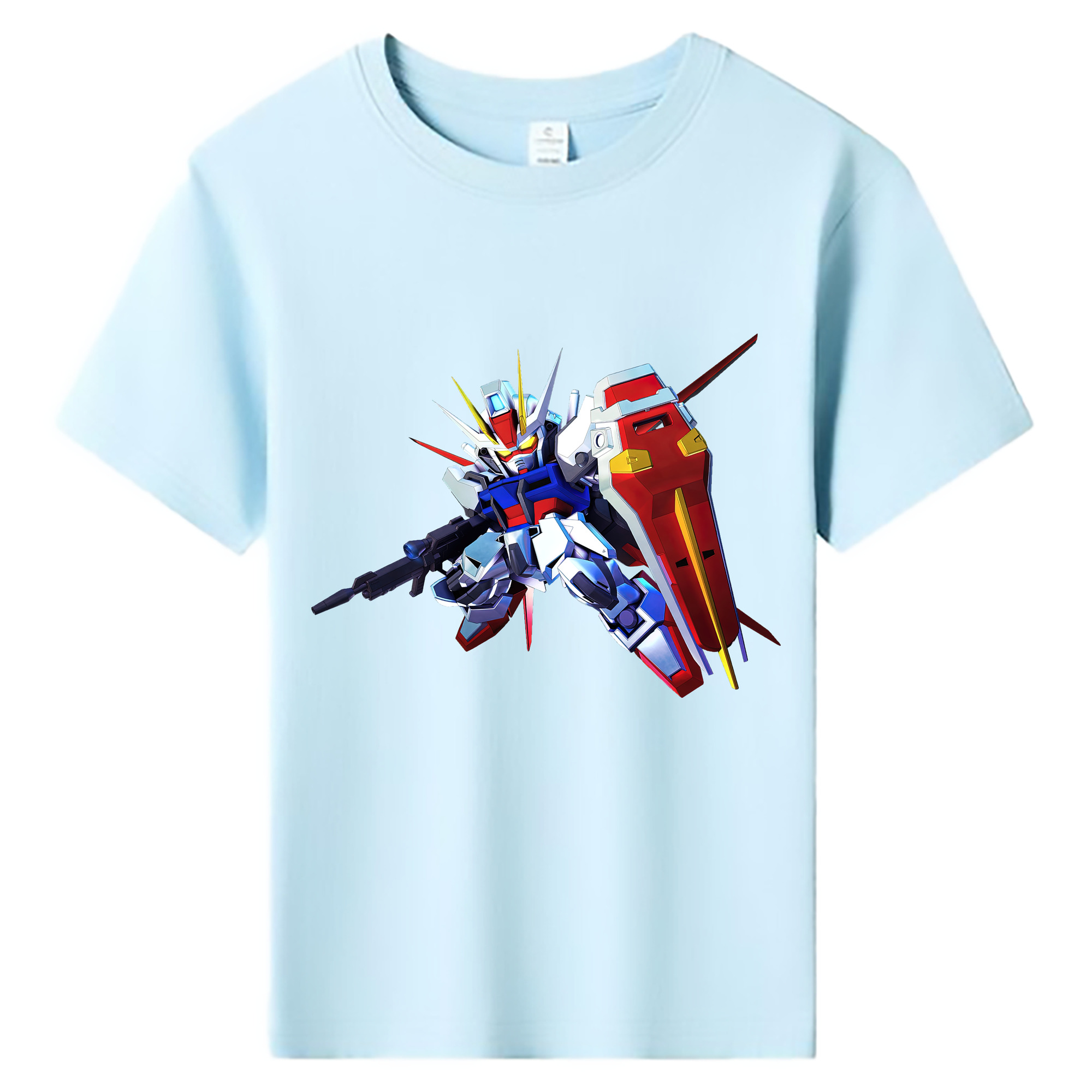 （画像用） 機動戦士ガンダム Mobile Suit Gundam 綿100％キッズTシャツ（フロントプリント）